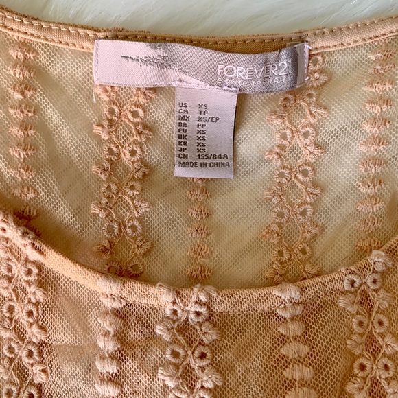 Sheer Embroidered Tank - Picture 2 of 4